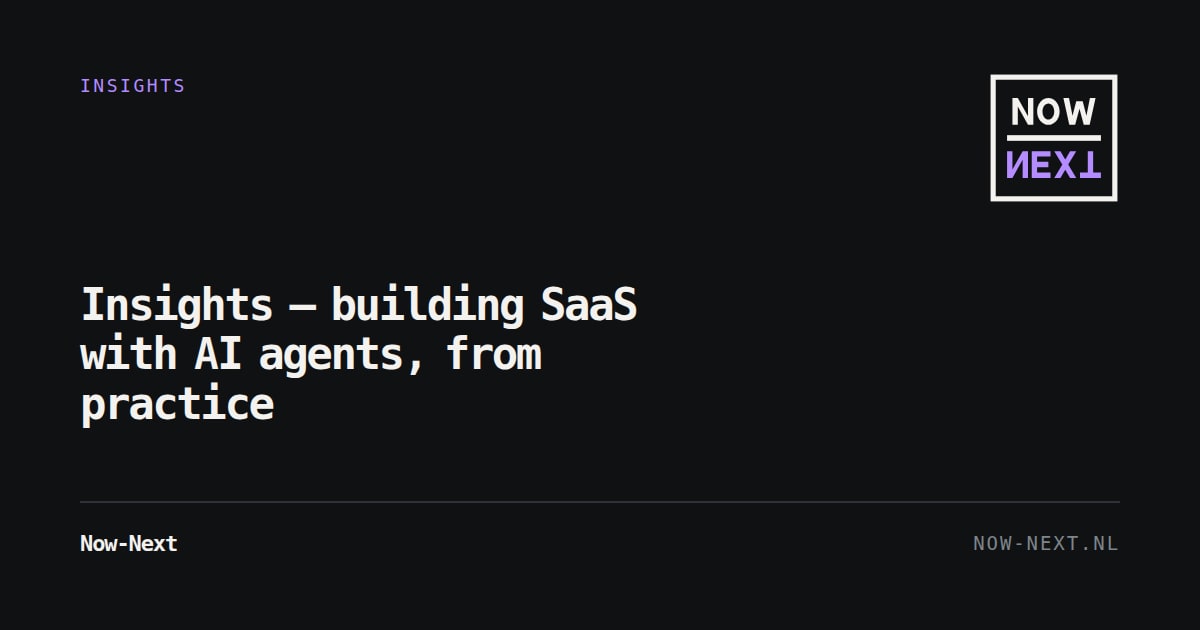 Chris van Eijk：PostgreSQL 上的多租户 SaaS：六个关键决策